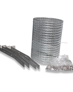 Fastening kit chimney cowl w/bird guard wire mesh f/CL 600